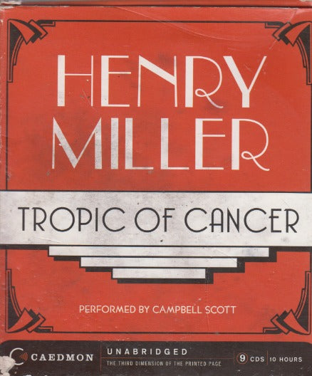 Tropic Of Cancer Unabridged 9-Disc Set