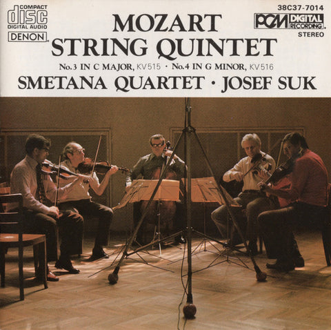 Smetana Quartet: Mozart: String Quintet Japan