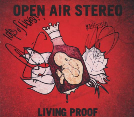 Open Air Stereo: Living Proof Signed w/ Sticker & No CD