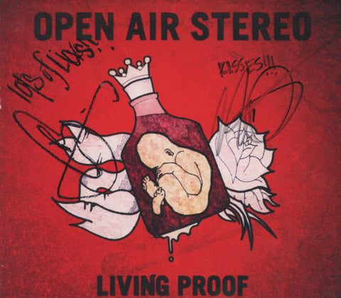 Open Air Stereo: Living Proof Signed w/ Sticker & No CD