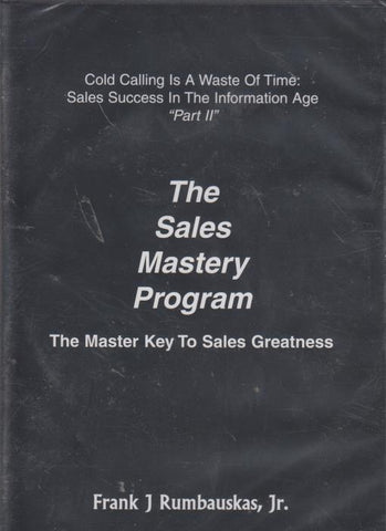 The Sales Mastery Program: The Master Key To Sales Greatness 4-Disc Set