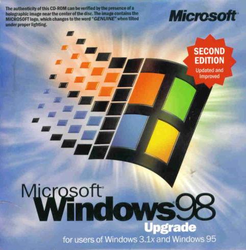 Microsoft Windows 98 2nd Upgrade