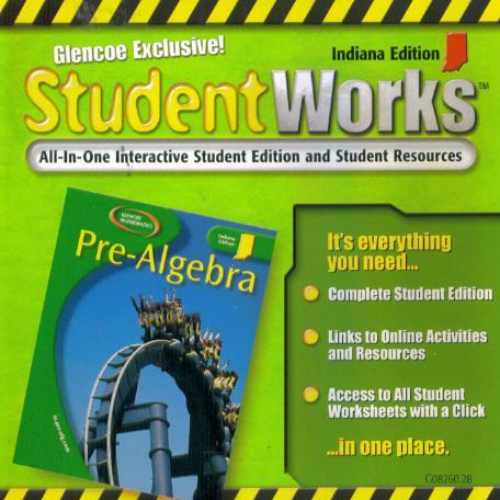 Glencoe Mathematics Pre-Algebra: StudentWorks Indiana