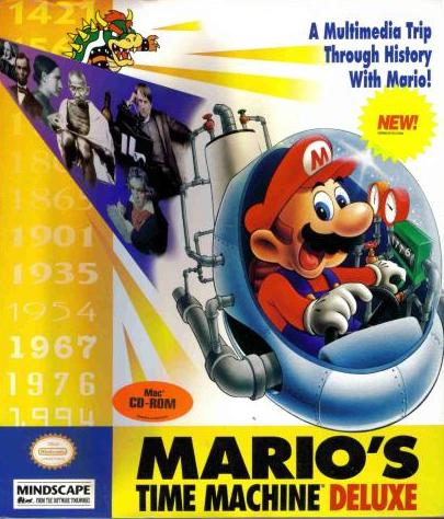 Mario's Time Machine Deluxe w/ Manual