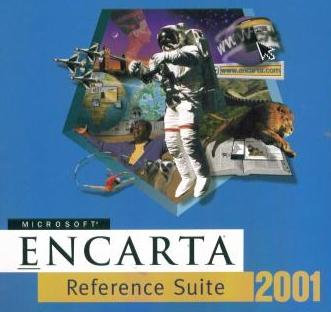 Microsoft Encarta Reference Suite 2001 w/ Manual