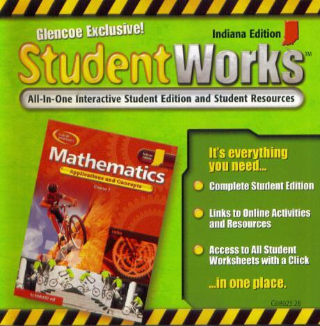 Glencoe Mathematics: Applications & Concepts: StudentWorks 1