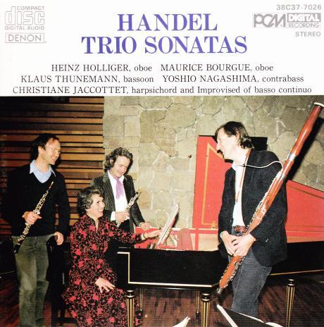 Handel: Trio Sonatas Import