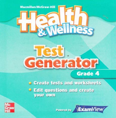 Health & Wellness: Test Generator Grade 4