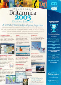 Encyclopedia Britannica 2003 Deluxe