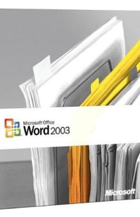 Microsoft Word 2003 w/ Manual