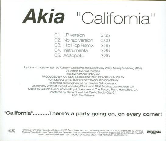 Akia: California Promo