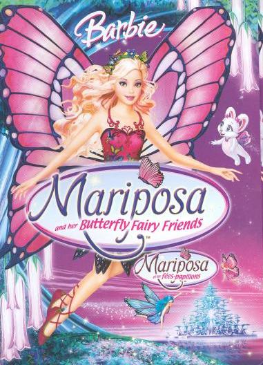 Barbie Mariposa And Her Butterfly Fairy Friends French w/ Artwork