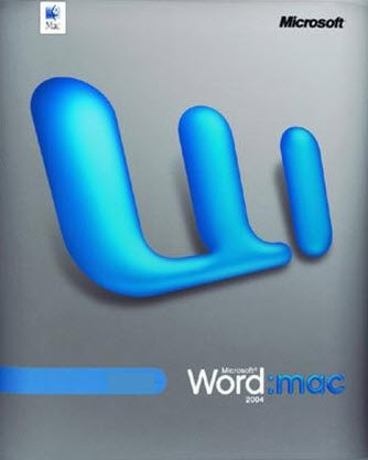 Microsoft Word 2004 w/ Manual