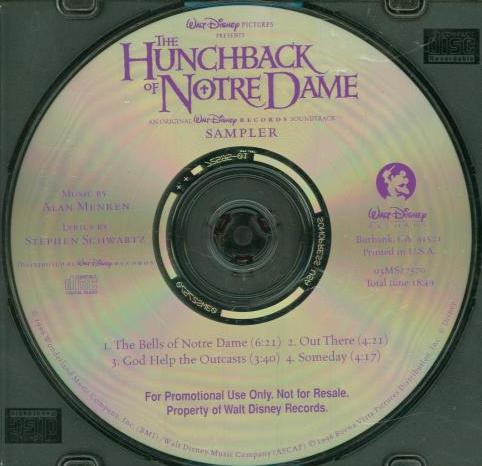 The Hunchback Of Notre Dame Sampler Promo