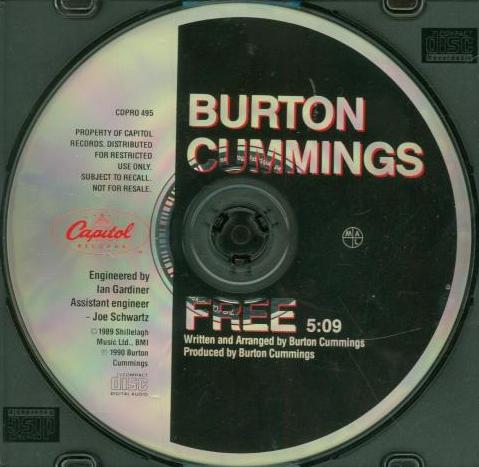 Burton Cummings: Free Promo