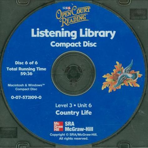 Open Court Reading: Listening Libary Level 3 Unit 6