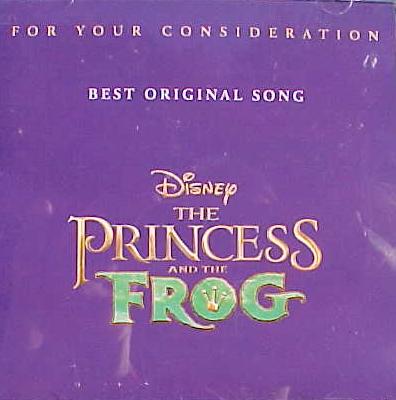 For Your Consideration: Disney The Princess And The Frog: Best Original Song Promo w/ Artwork