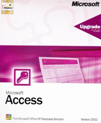 Microsoft Access 2002 Upgrade