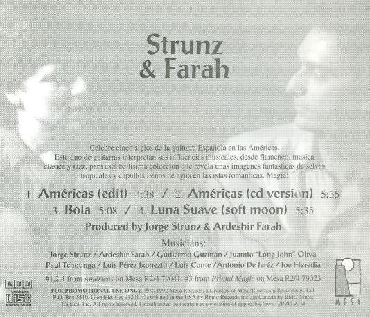 Strunz & Farah: Americas Promo