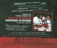 The Ave Boyz: Partners In Ryhme: Switch Promo w/ Artwork