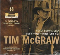 Tim McGraw: Never Before Seen Music Video & Director's Cut: That's Why God Made Mexico Limited Promo w/ Artwork