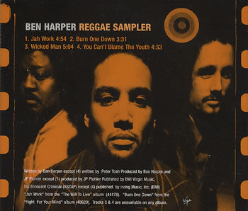 Ben Harper: Reggae Sampler Promo