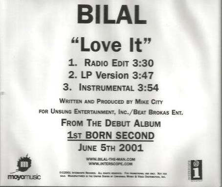 Bilal: Love It Promo