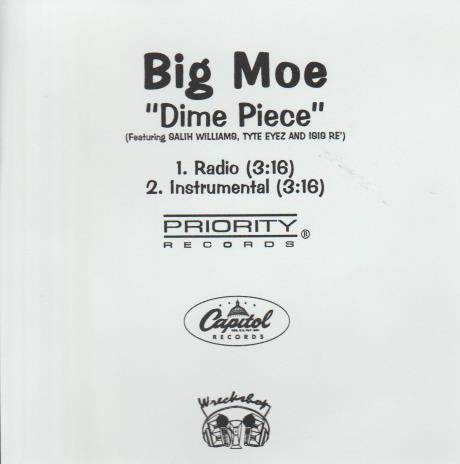 Big Moe: Dime Piece Promo w/ Artwork