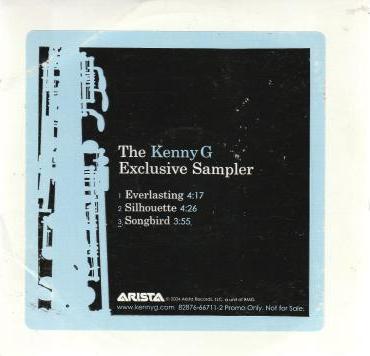 The Kenny G Exclusive Sampler Promo w/ Artwork