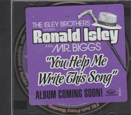 The Isley Brothers: You Help Me Write This Song Promo w/ Artwork