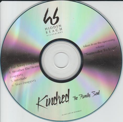 Kindred The Family Soul: Surrender To Love Sampler Promo