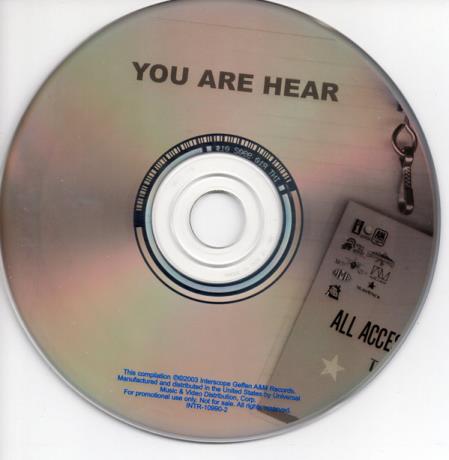 You Are Hear: VIP List: Summer 2003 Promo