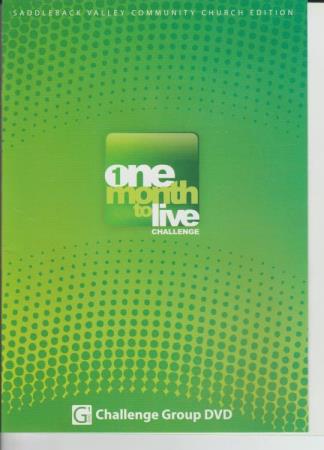 One Month To Live Challenge: Group DVD