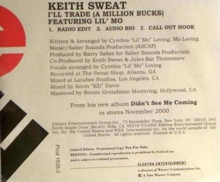 Keith Sweat: I'll Trade (A Million Bucks) Promo