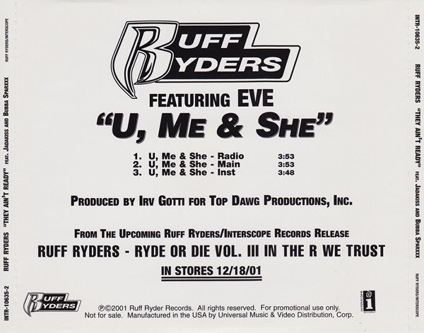 Ruff Ryders: U, Me & She Promo