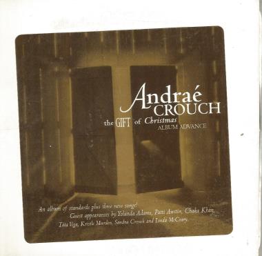 Andrae Crouch: The Gift Of Christmas Advance Promo w/ Artwork