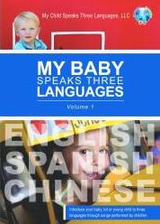 My Child Speaks Three Languages Volume 1 w/ CD & DVD