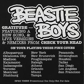 Beastie Boys: Gratitude Promo