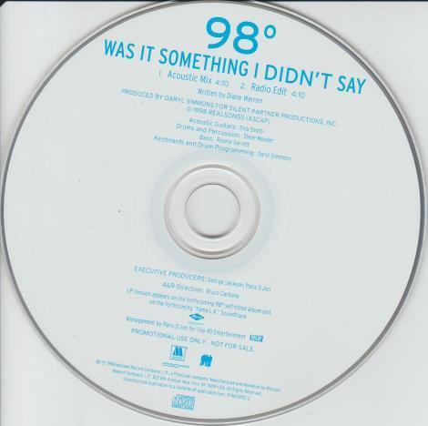 98 Degrees: Was It Something I Didn't Say Promo