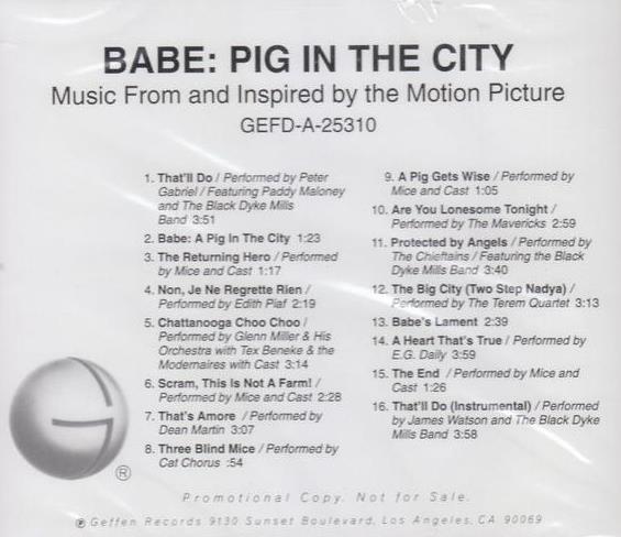 Babe: Pig In The City Advance Promo