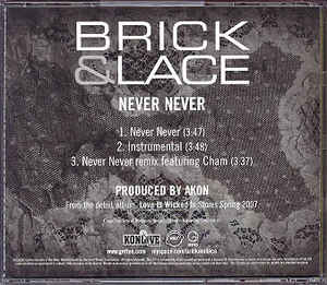 Brick & Lace: Never Never Promo