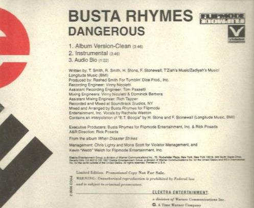 Busta Rhymes: Dangerous Promo