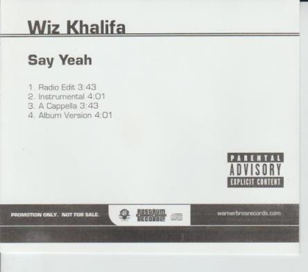 Wiz Khalifa: Say Yeah Promo