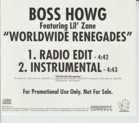 Boss Howg: Worldwide Renegades Promo