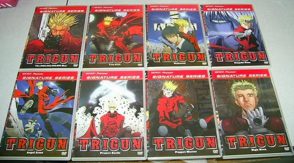 Trigun Complete Collection Volumes 1-8 8-Disc Set – NeverDieMedia