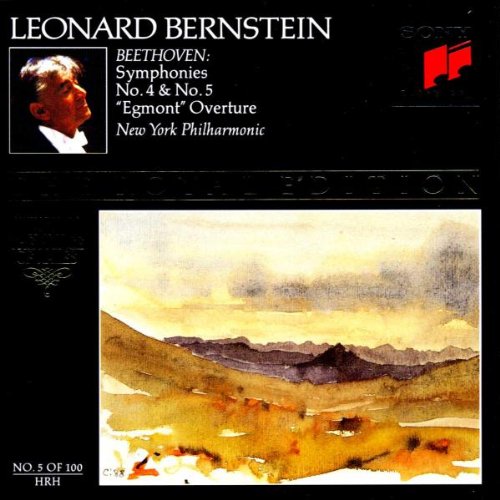 Leonard Bernstein: Beethoven: Symphonies No. 4 & No, 5 / ''Egmont'' Overture Royal w/ Artwork