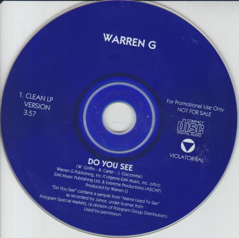 Warren G: Do You See Promo