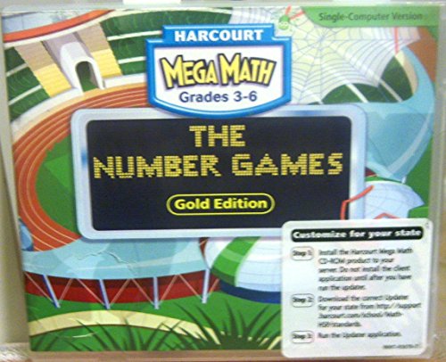 Harcourt Mega Math: The Number Games Gold