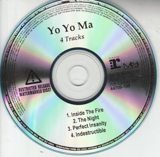 Yo Yo Ma: 4 Tracks Promo