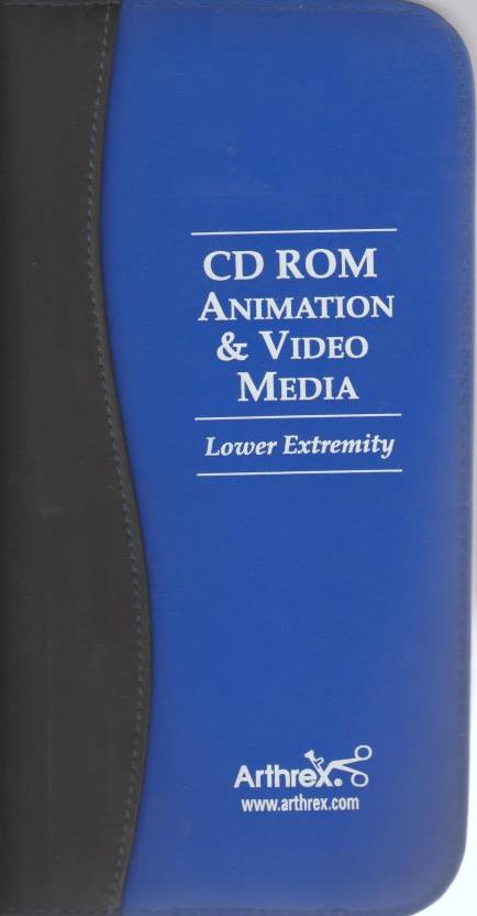 Arthrex CD ROM Animation, DVD & Media: Lower Extremity 24-Disc Set